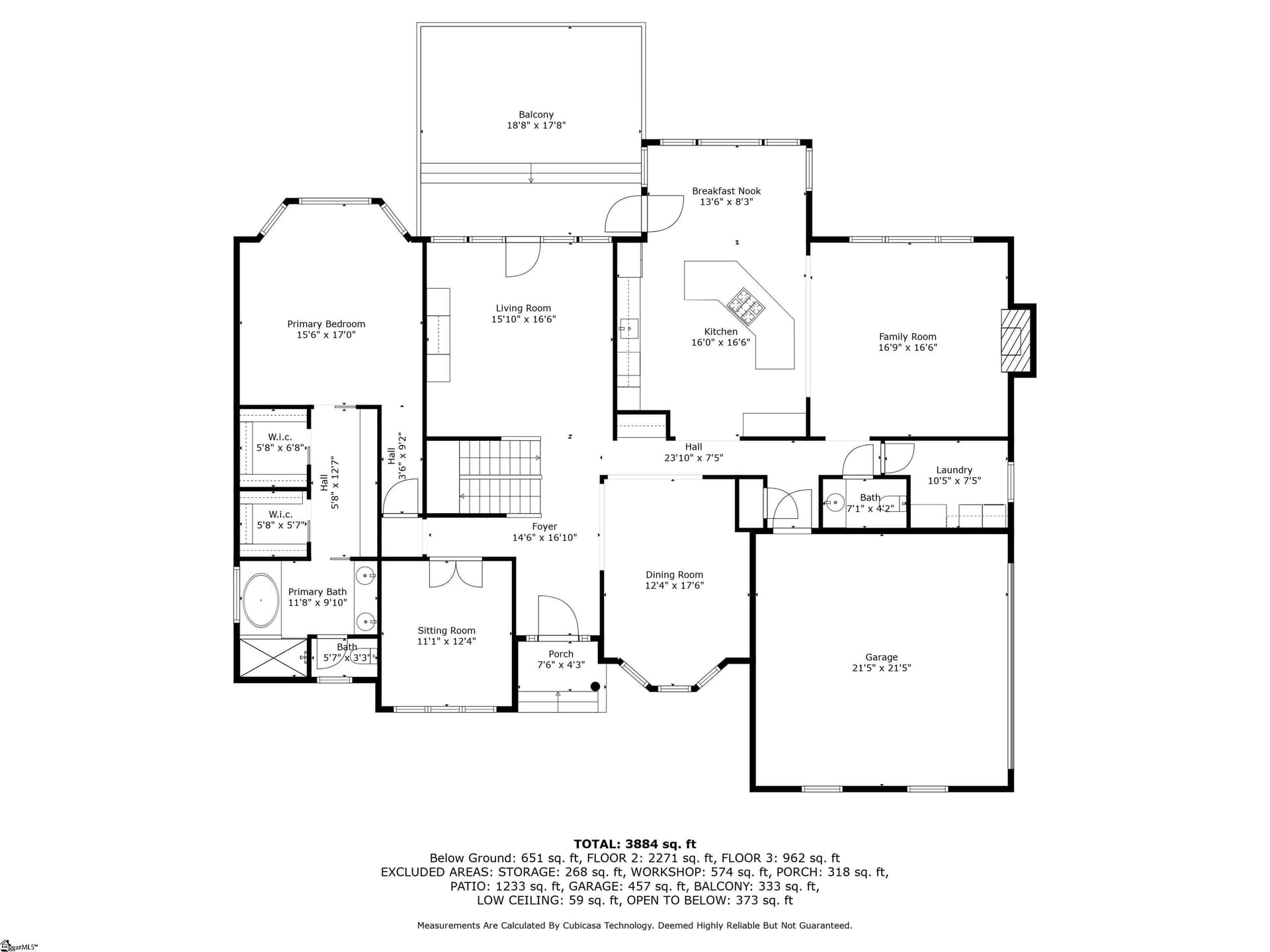 Property image 2 at 107 Beckworth Drive, Taylors, SC 29687-6450