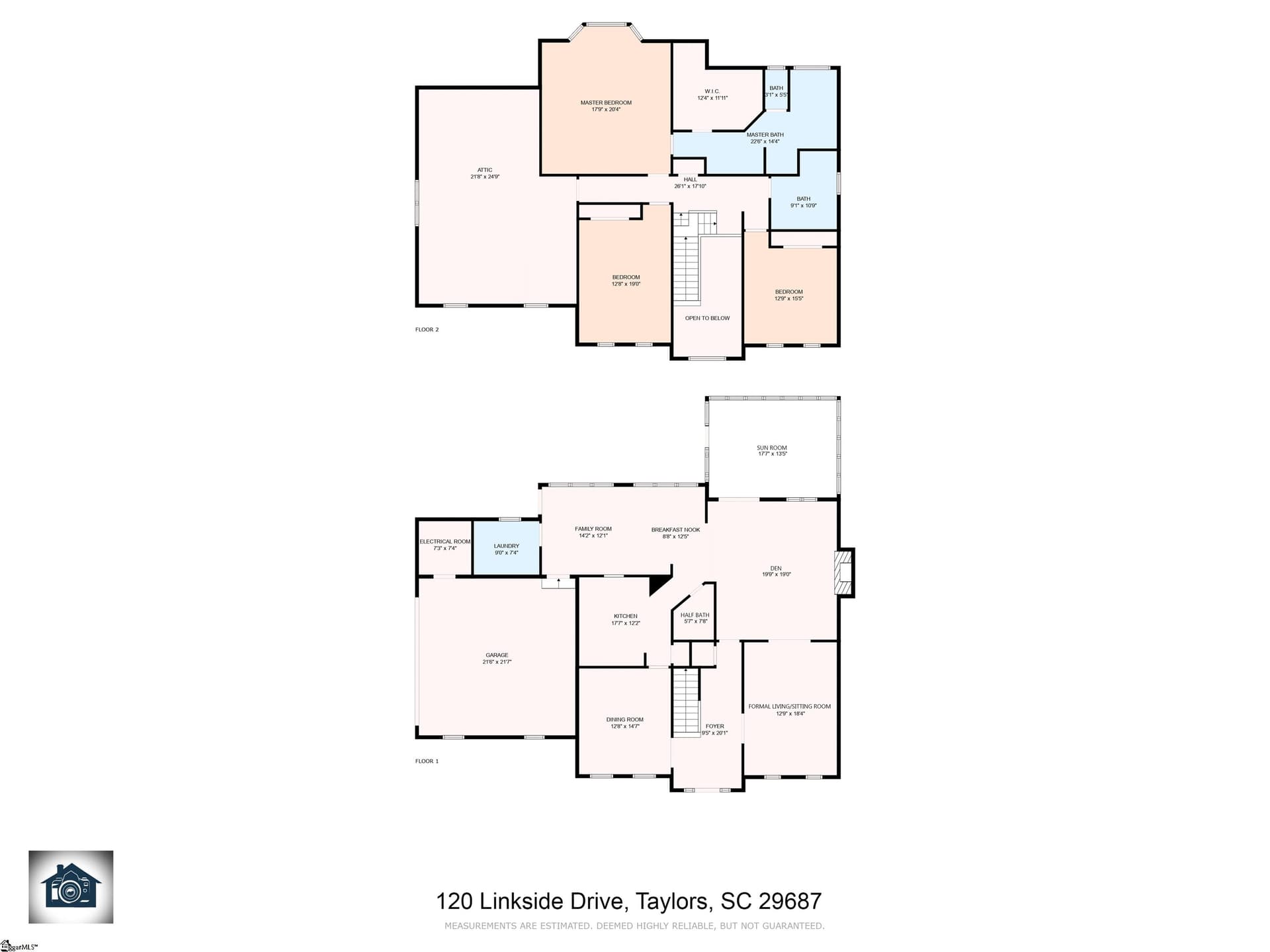 Property image 2 at 120 Linkside Drive, Taylors, SC 29687-6610