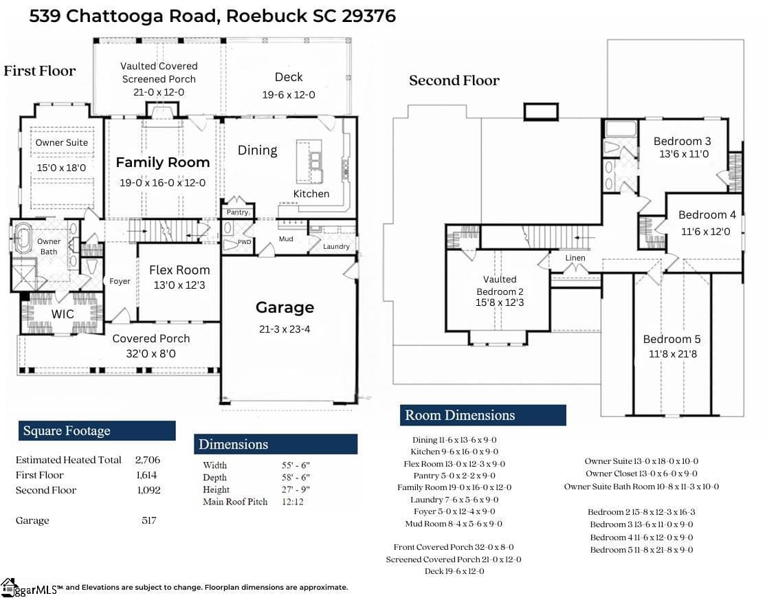 Property image 5 at 539 Chattooga Road, Roebuck, SC 29376