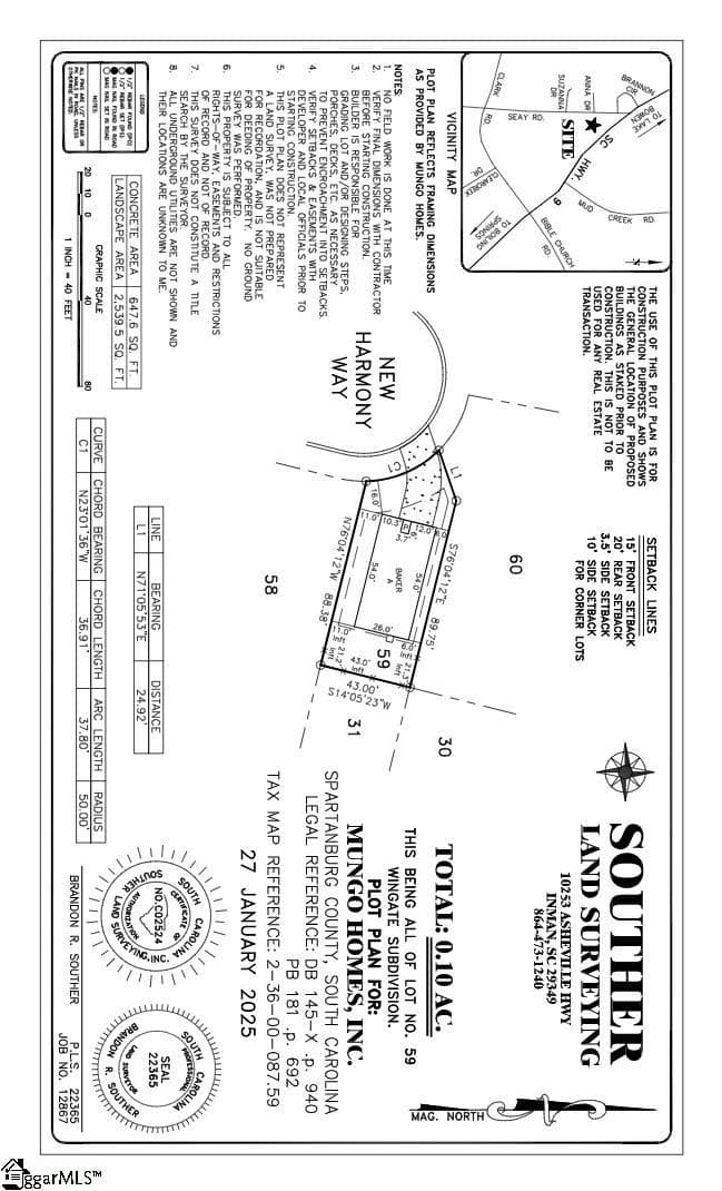 Property image 3 at 7250 New Harmony Way, Inman, SC 29349