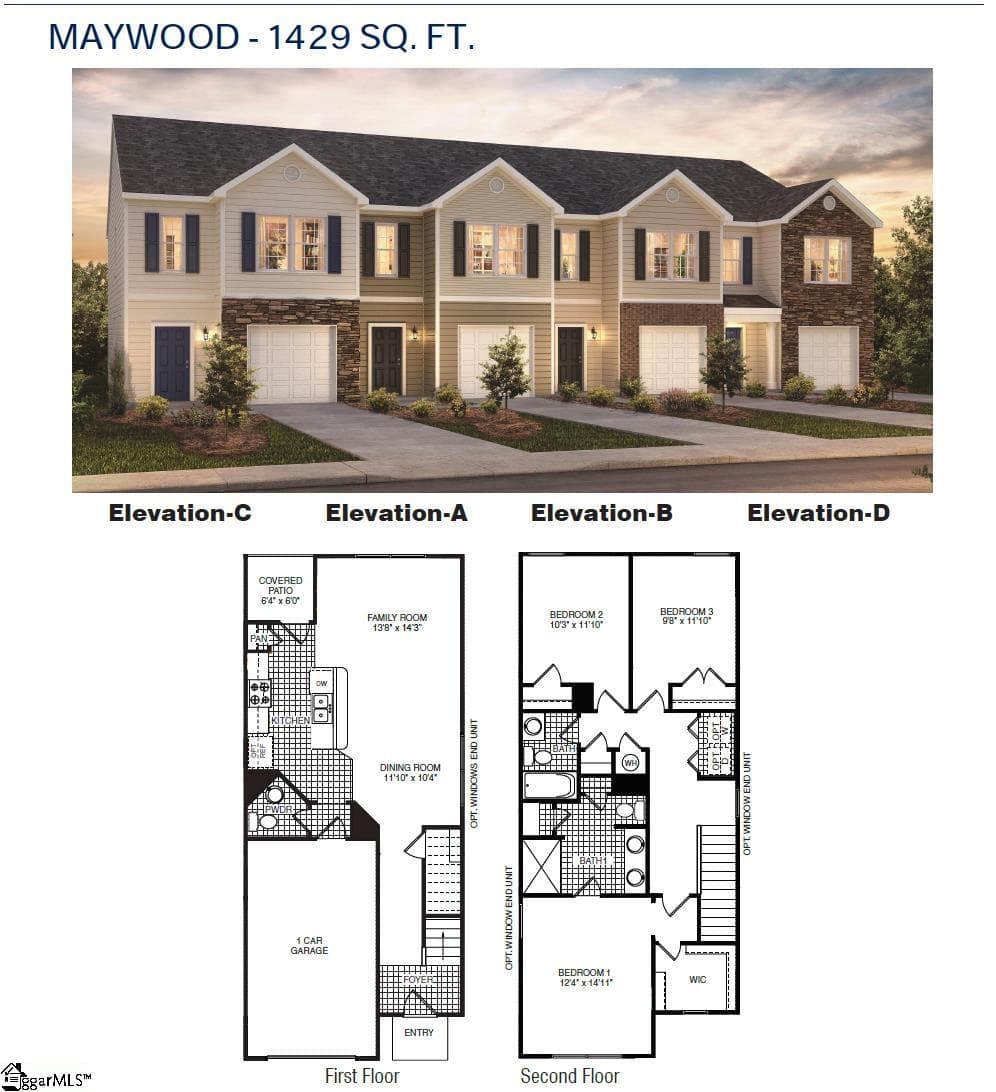Property image 2 at 307 Mill Fork Trail, Greenville, SC 29605