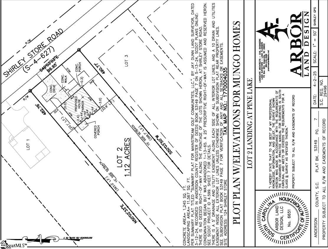 Property image 4 at 124 Shirley Store Road, Anderson, SC 29621